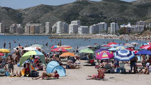 Imagen de una de las playas de la localidad valenciana de Cullera