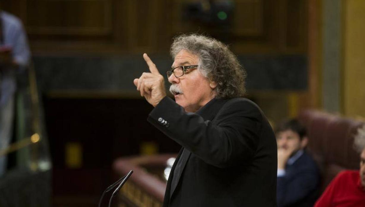 Joan Tardá durante una intervención en el Congreso de los Diputados