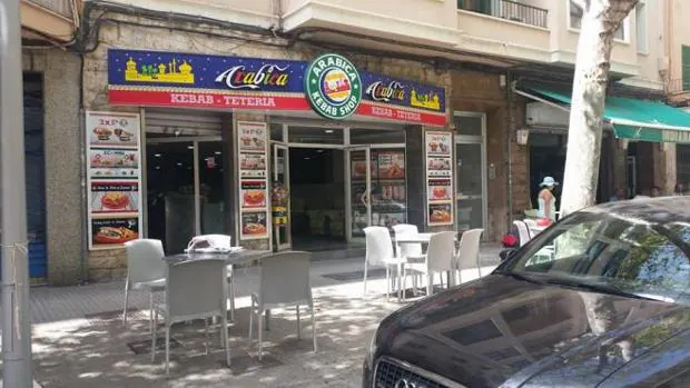 Restaurante en el que trabaja Lahouari Saidani