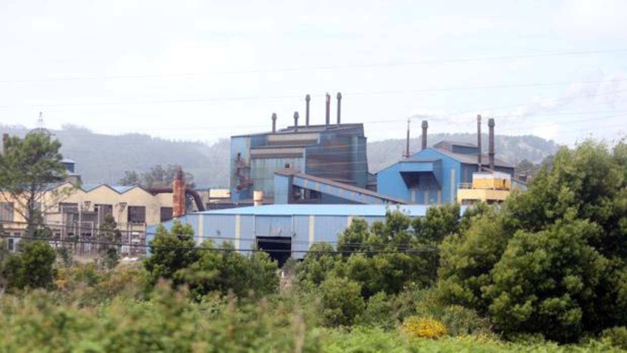 Factoría de Ferroatlántica en el concello coruñés de Cee