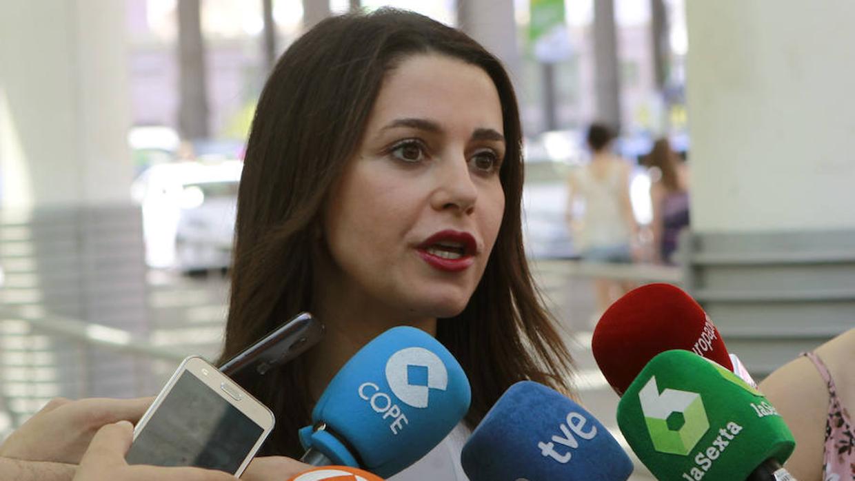 Inés Arrimadas, líder de Ciudadanos en Cataluña