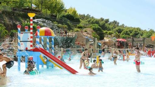 Imagen del parque acuático Aqualandia, en Benidorm