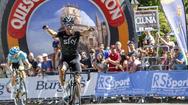 Mikel Landa (Sky), primer líder de la Vuelta Ciclista a Burgos