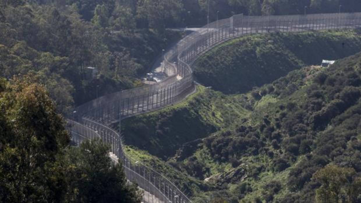 Imagen de la valla de Ceuta