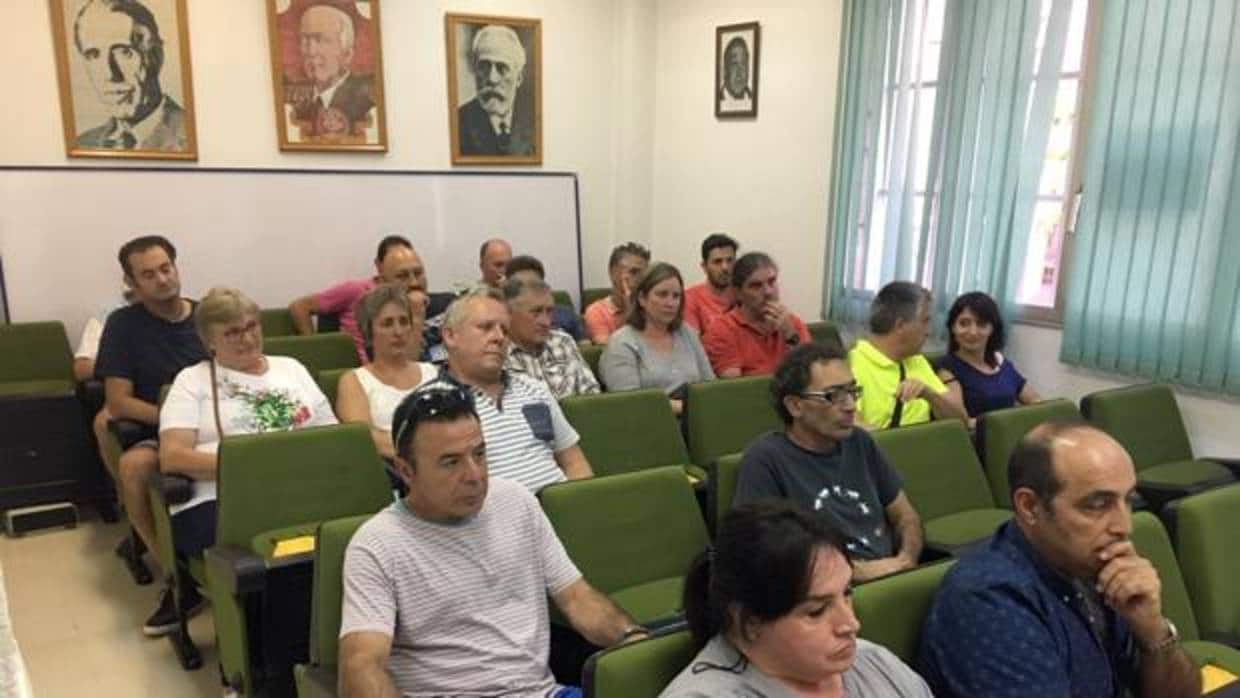 La Sección Sindical de UGT de Garoña celebra una asamblea en la sede del sindicato de Miranda de Ebro para los trabajadores de las empresas colaboradoras de la central