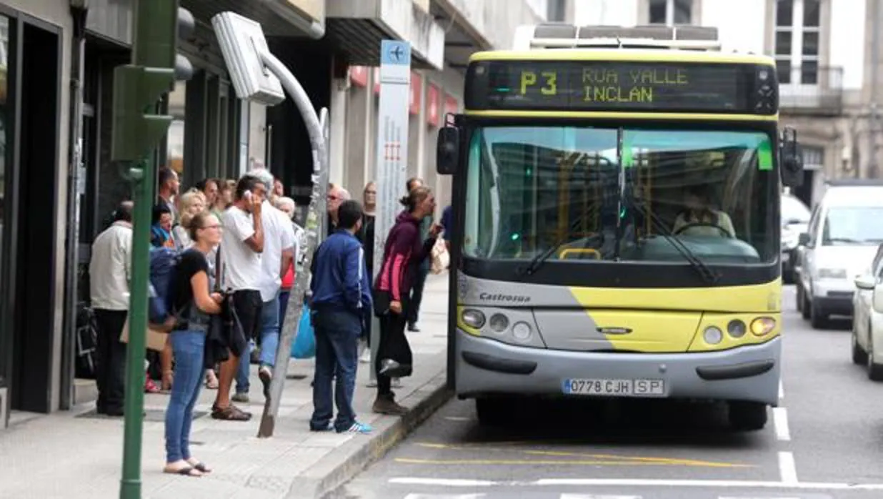 Autobús urbano en Santiago