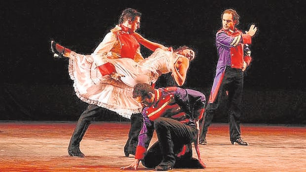 La obra «Carmen», de Bizet, que se está representando en el Teatro Nuevo Apolo de Madrid