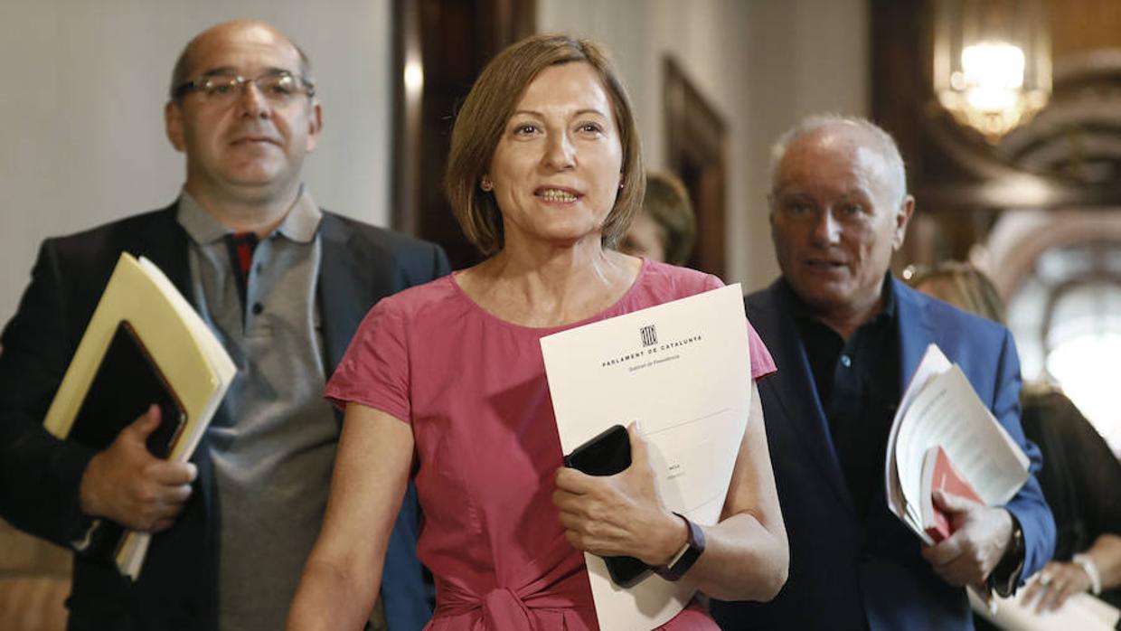 La presidenta del Parlamento de Cataluña, Carme Forcadell