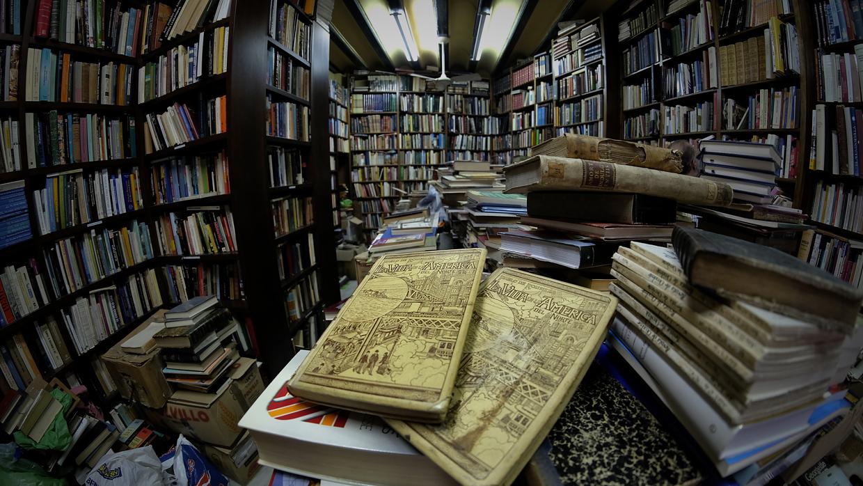 Una libreria de viejo, en Sevilla