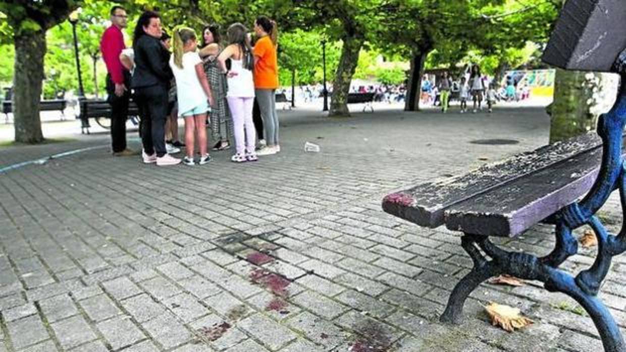 Lugar en el que el joven recibió la paliza