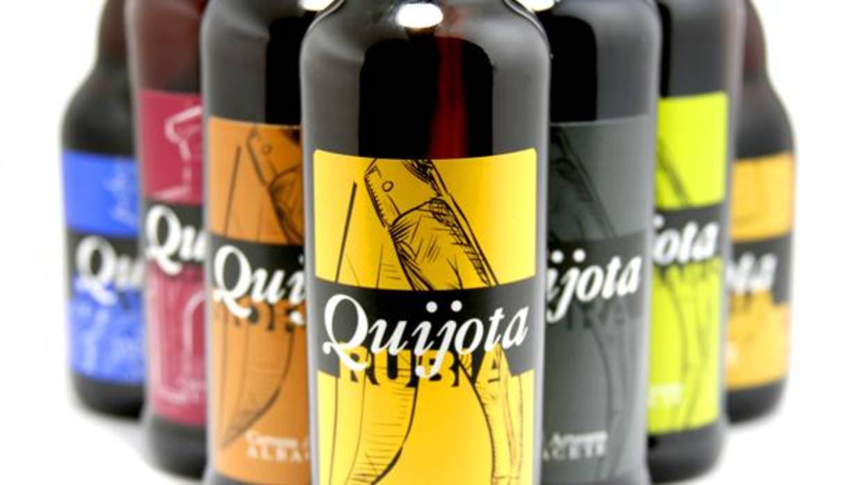 Cervezas artesanas de la marca Quijota, creada en Albacete por Juan Ezequiel Campos
