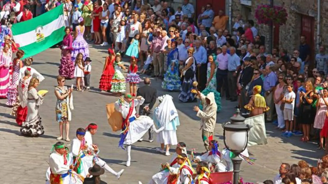 Celebraciones folclóricas durante la festividad de la Virgen de la Encina, en Ponferrada