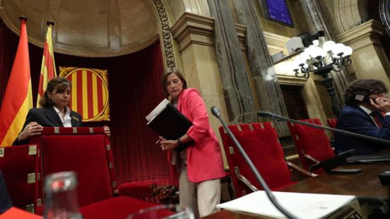 La presidenta del Parlamento de Cataluña, Carme Forcadell