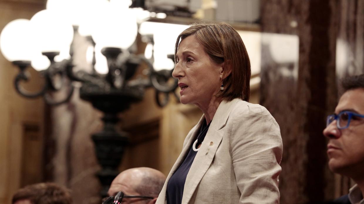 Carme Forcadell, la presidente del Parlamento catalán
