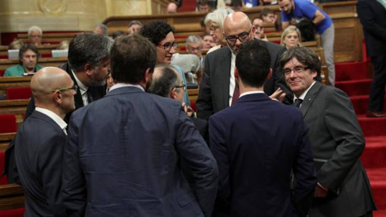 El Parlament de Cataluña, en su sesión de ayer