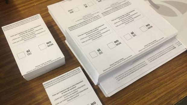 Una empresa gráfica del Priorato imprime 45.000 papeletas del referéndum del 1-O suspendido por el TC