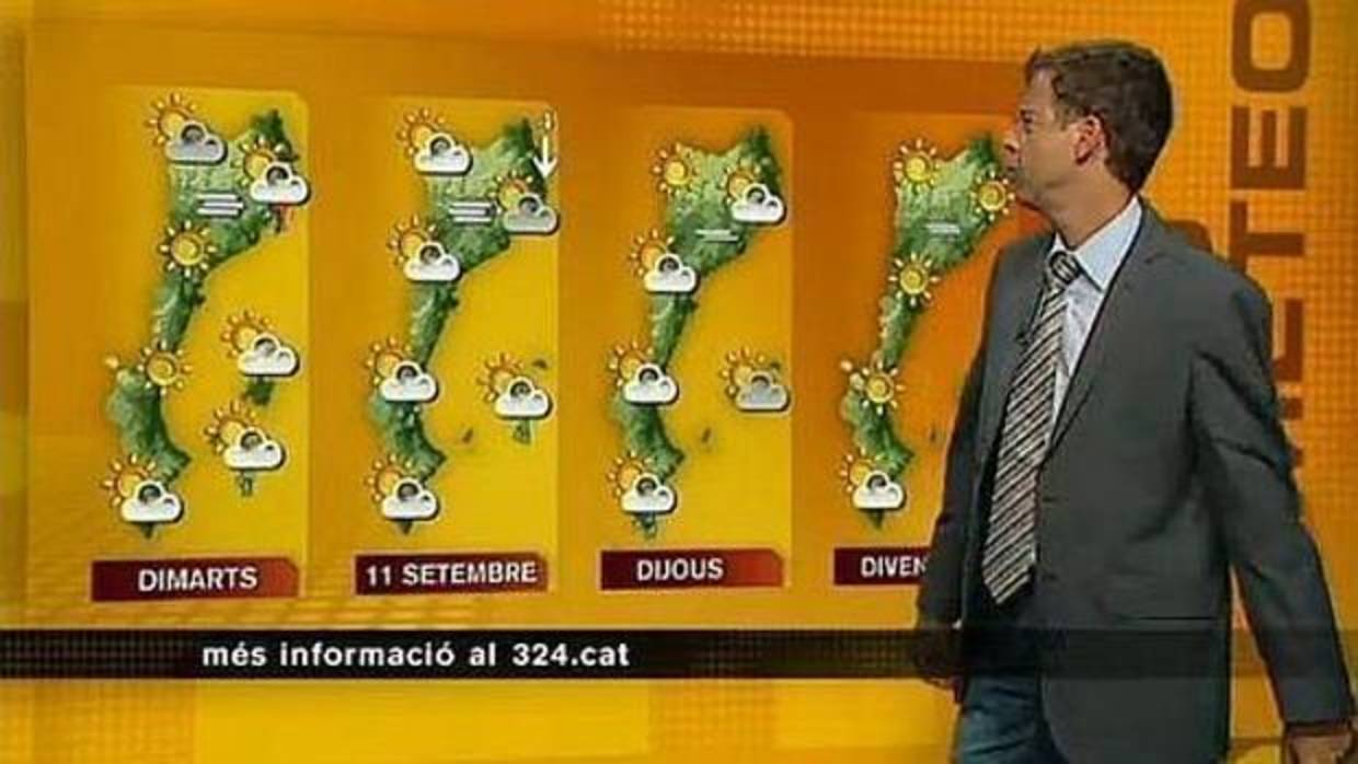 El tiempo en los «países catalanes», según TV3
