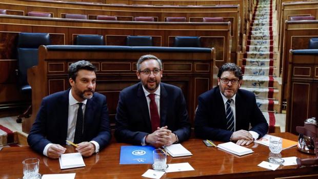 Los diputados autonómios de PP, PSOE y Cs en Murcia encargados de defender la reforma del estatuto
