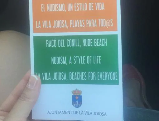 El folleto, editado en valenciano, español e inglés