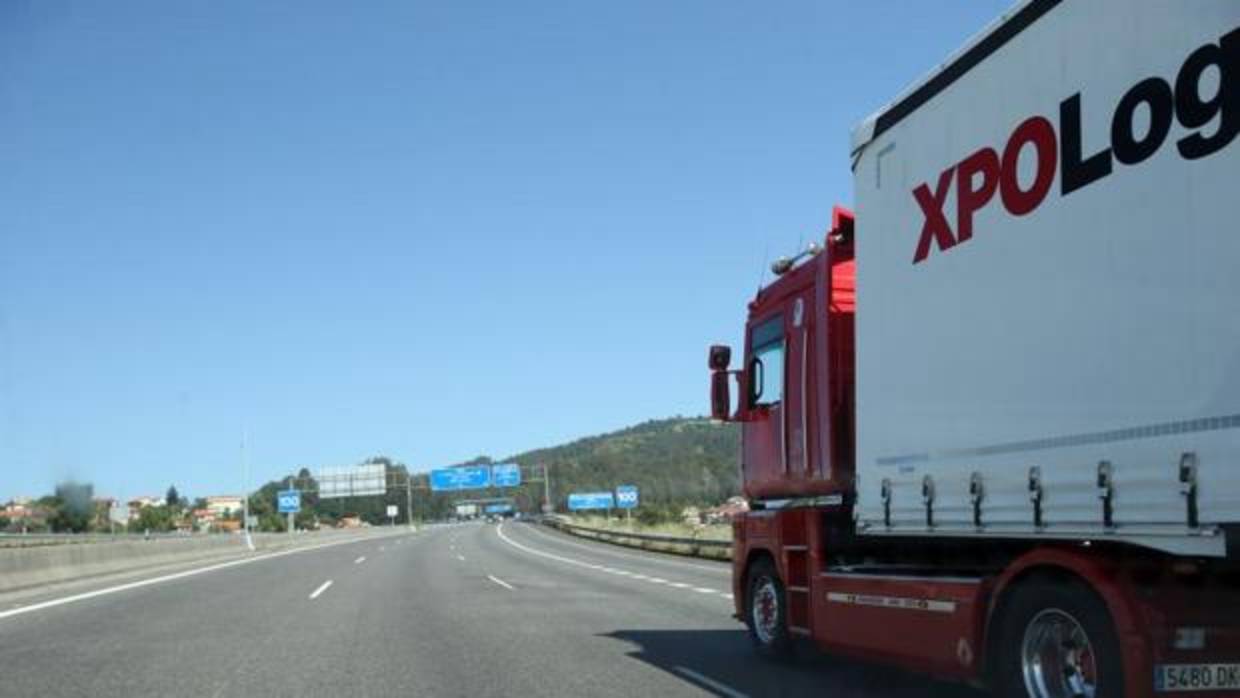 La Autopista del Atlántico a su paso por Santiago de Compostela