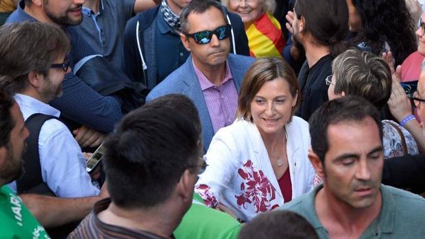 Forcadell lidera las protestas callejeras contra la Justicia