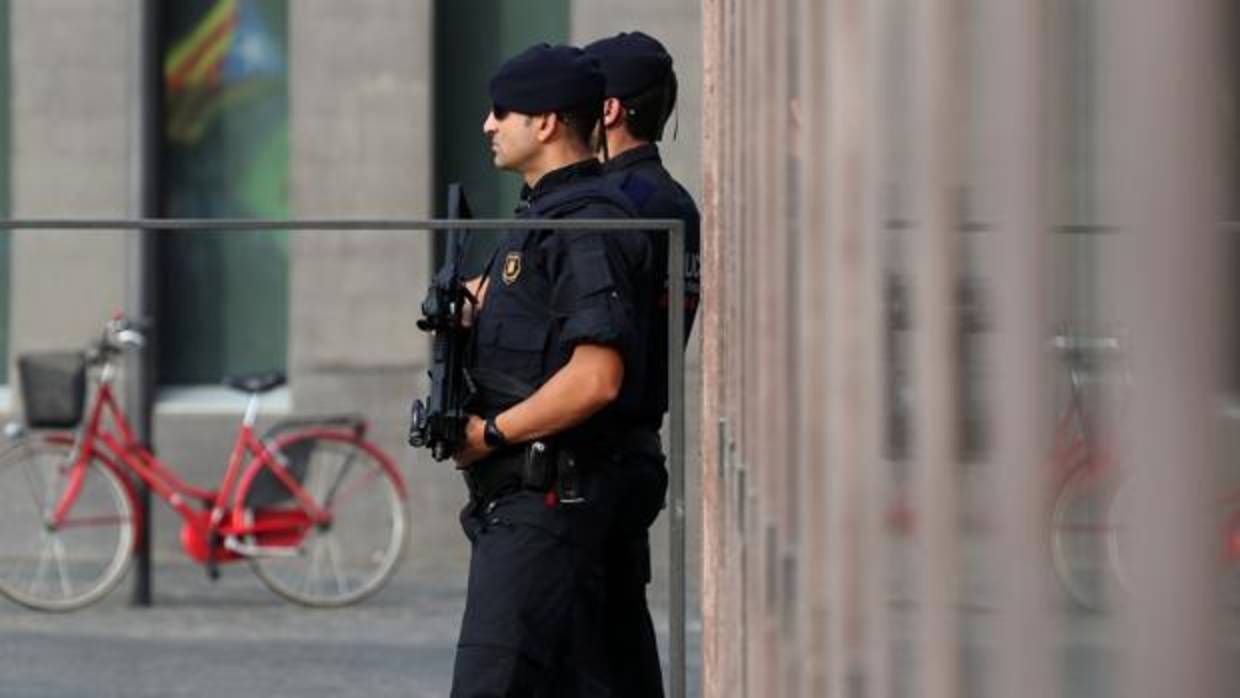 Despliegue policial en Barcelona
