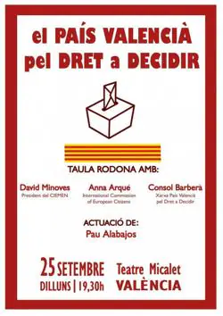 Portavoces de Compromís desoyen a Oltra y se suman a los actos en defensa del referéndum del 1 de octubre