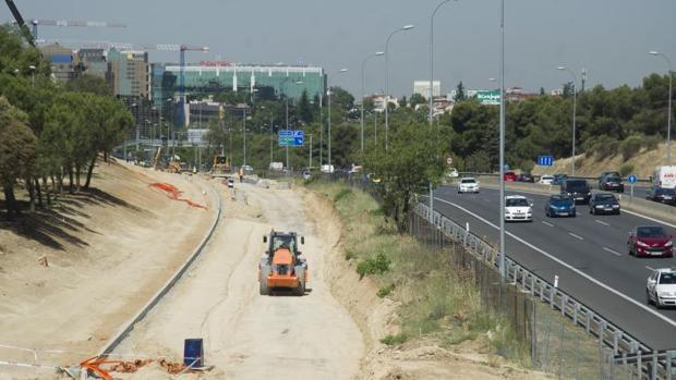 El tráfico en la A-2 se verá afectado debido a las obras de los accesos a la nueva sede del Banco Popular