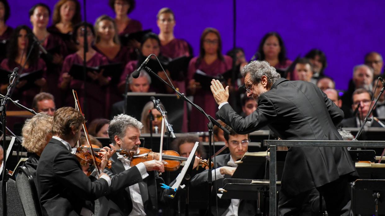 La Simfònica del Liceu, durante una actuación