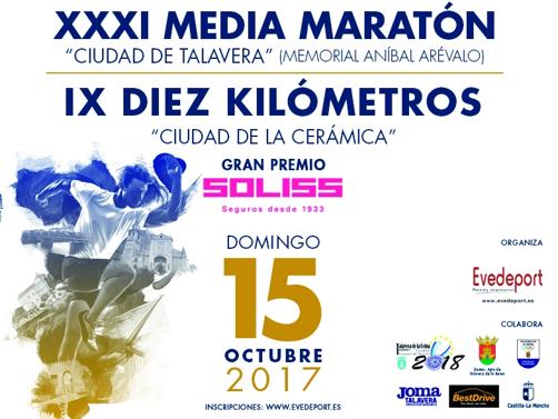 Soliss será el principal patrocinador de la Media Maratón de Talavera