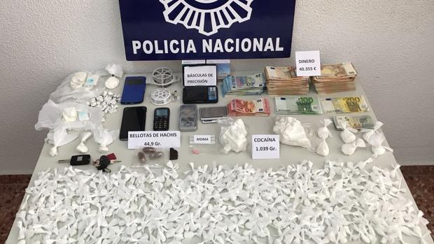 La Policía detiene a diez personas y desmantela una banda dedicada al tráfico de drogas en Gandía