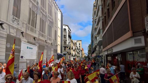 Los canarios piden la unidad de España