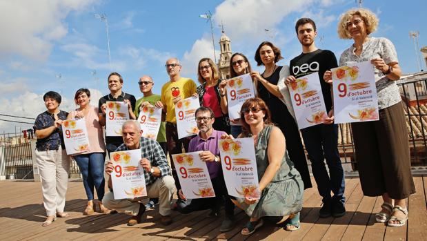 El PSPV y Compromís saldrán a la calle con los socios valencianos de los independentistas catalanes