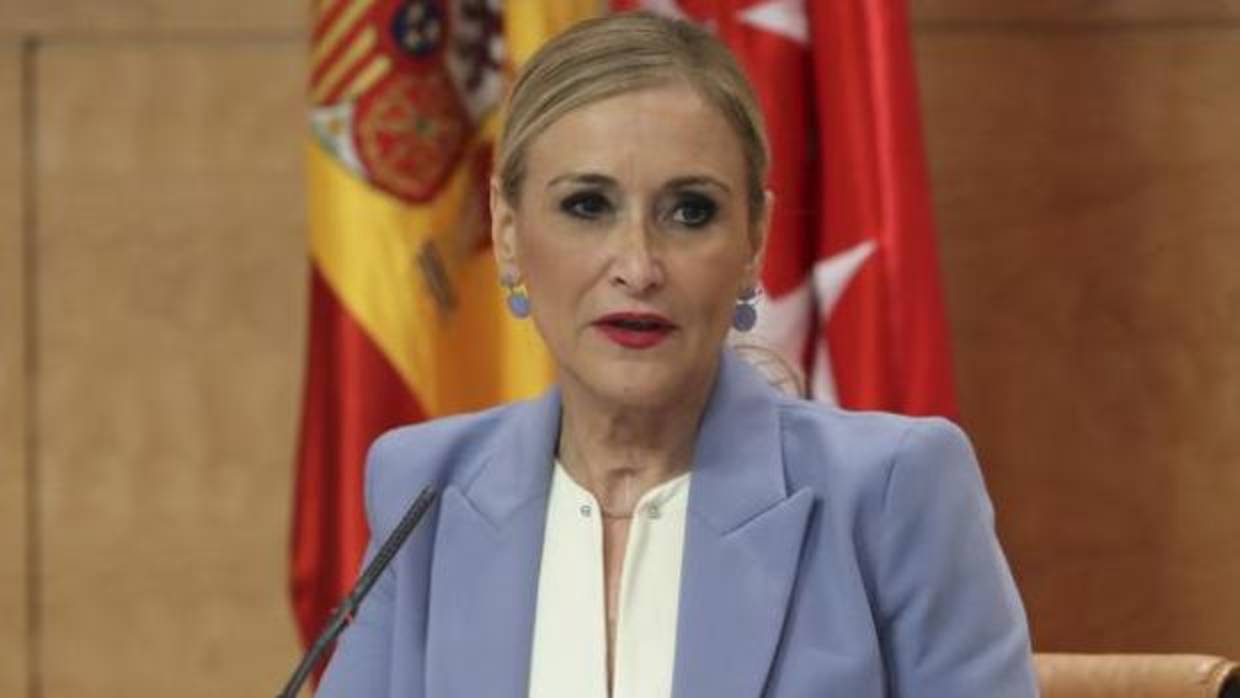 La presidenta de la Comunidad, Cristina Cifuentes