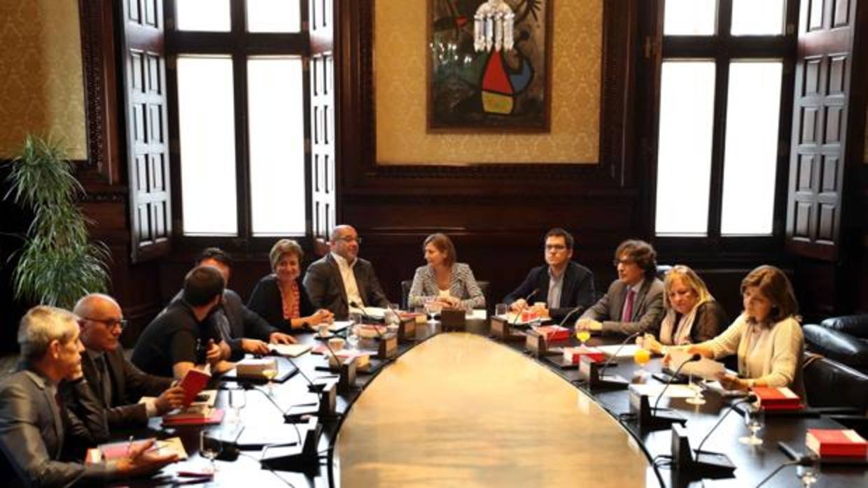 Reunión de la Mesa del Parlament