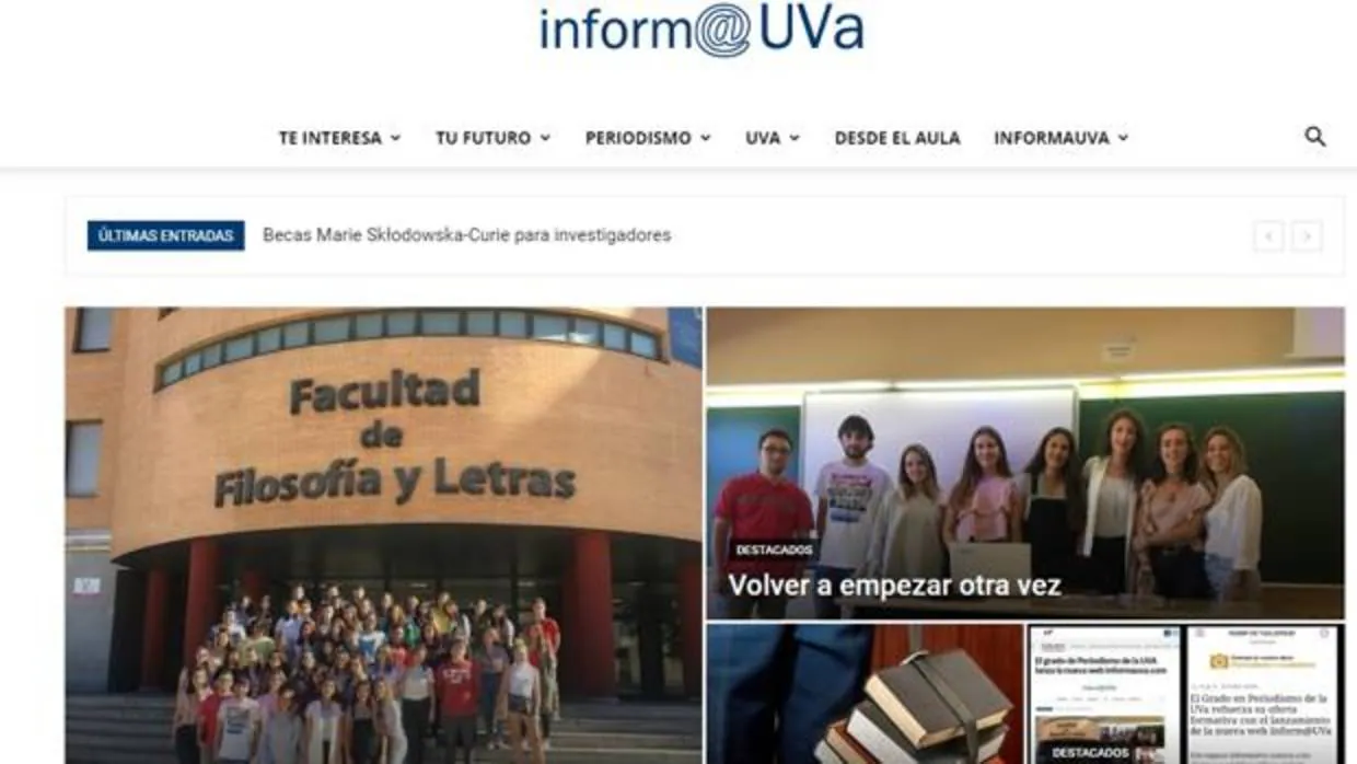 El nuevo portal web de la Universidad de Valladolid Inform@Uva