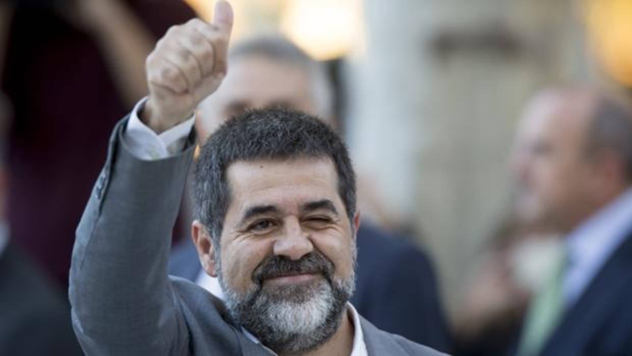 Jordi Sánchez, presidente de la ANC, en la Audiencia Nacional