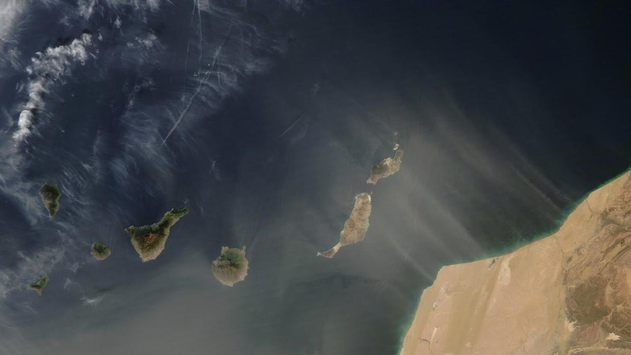 Imagen de la Estación Espacial Internacional de Canarias