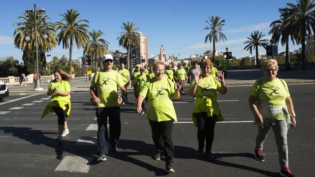 La Diputació fomenta l’exercici físic dels majors amb una passejada pel riu entre el General i Plaça Manises