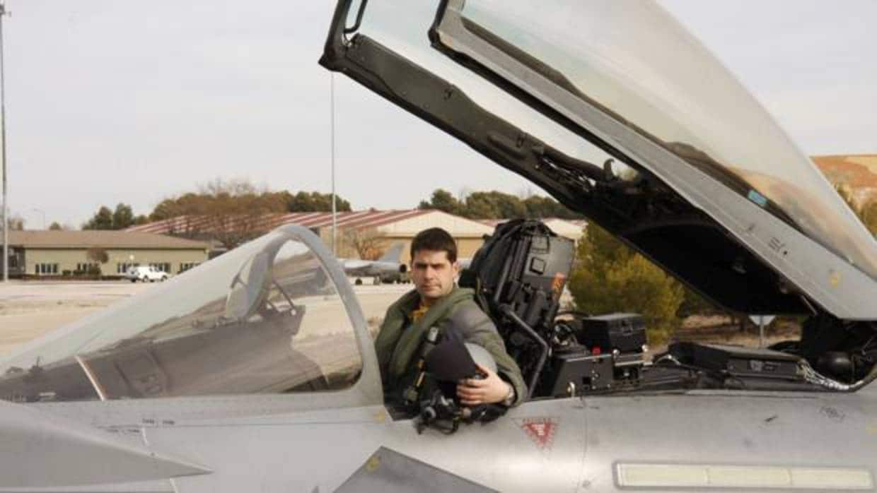 Borja Aybar falleció al estrellarse su Eurofighter