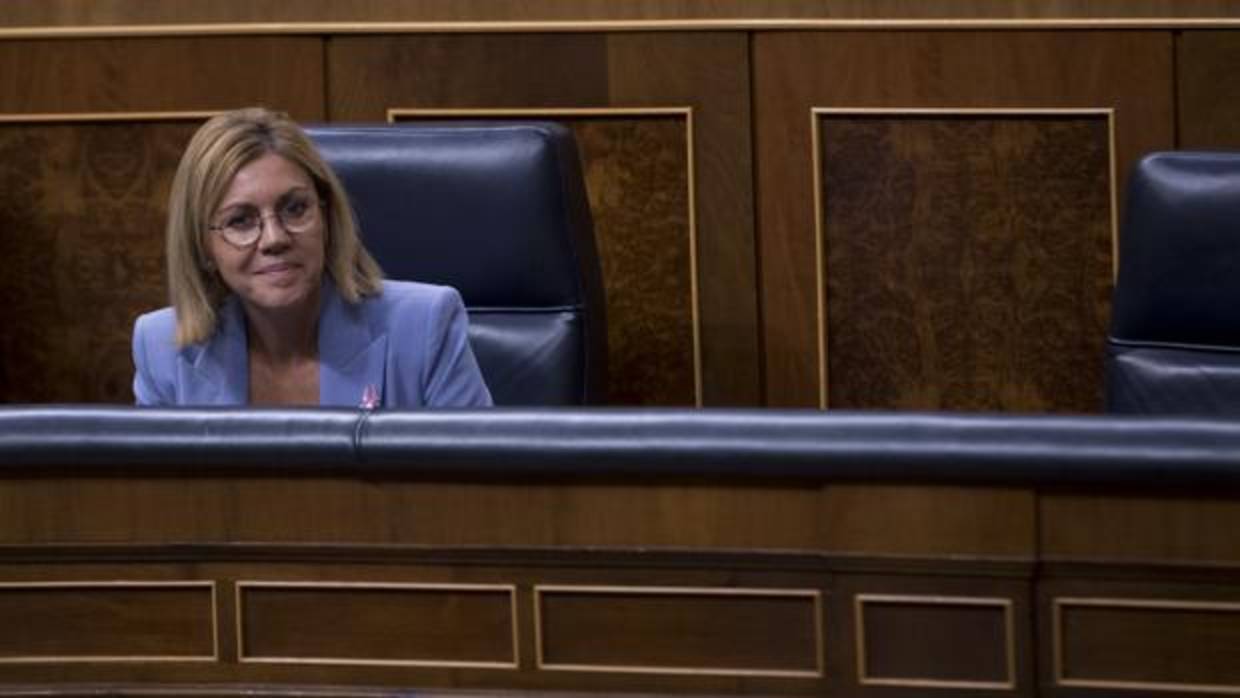 María Dolores de Cospedal, en el Congreso