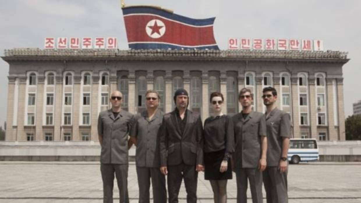 La banda eslovena Laibach, en una imagen de «Liberation Day»