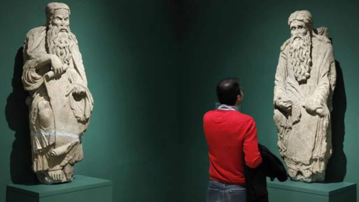 Las esculturas de Abraham e Isaac en una exposición temporal en el Museo del Prado