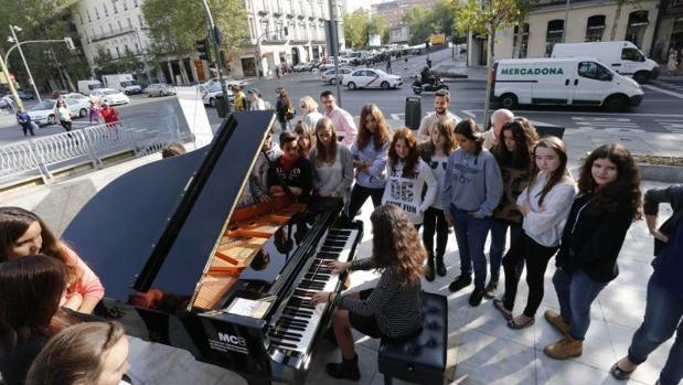 Ocho pianos de cola para las calles de Madrid