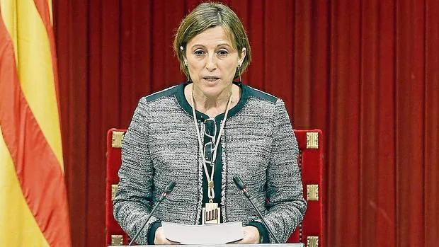 La presidenta del Parlament, Carme Forcadell ya está imputada por desobediencia en el TSJC