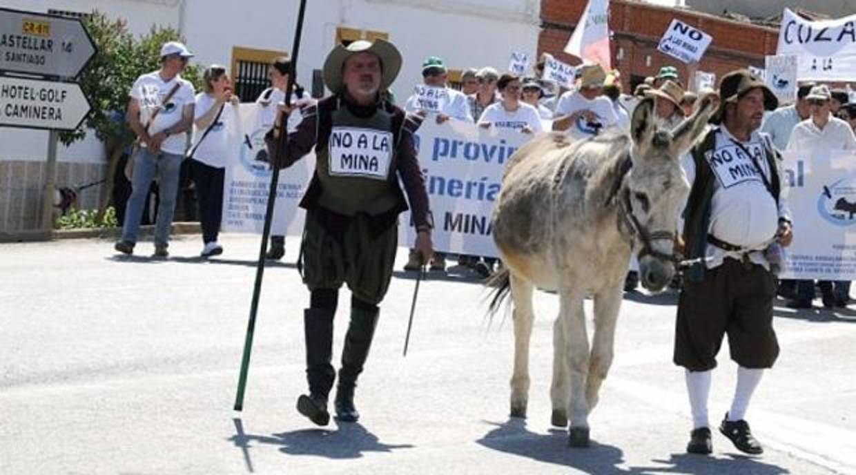 Manifestación en Ciudad Real contra los proyectos de minería de tierras raras