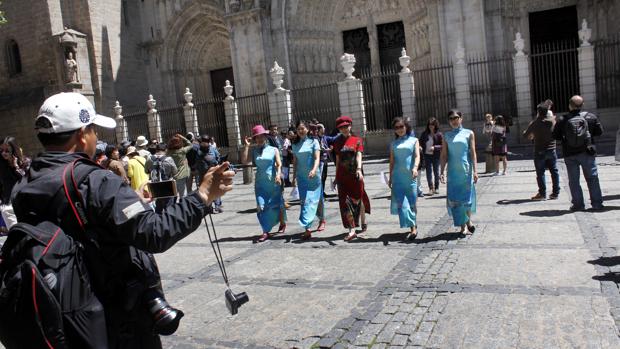 La plaza del Consistorio de Toledo, sin peatones desde el 6 de noviembre por obras