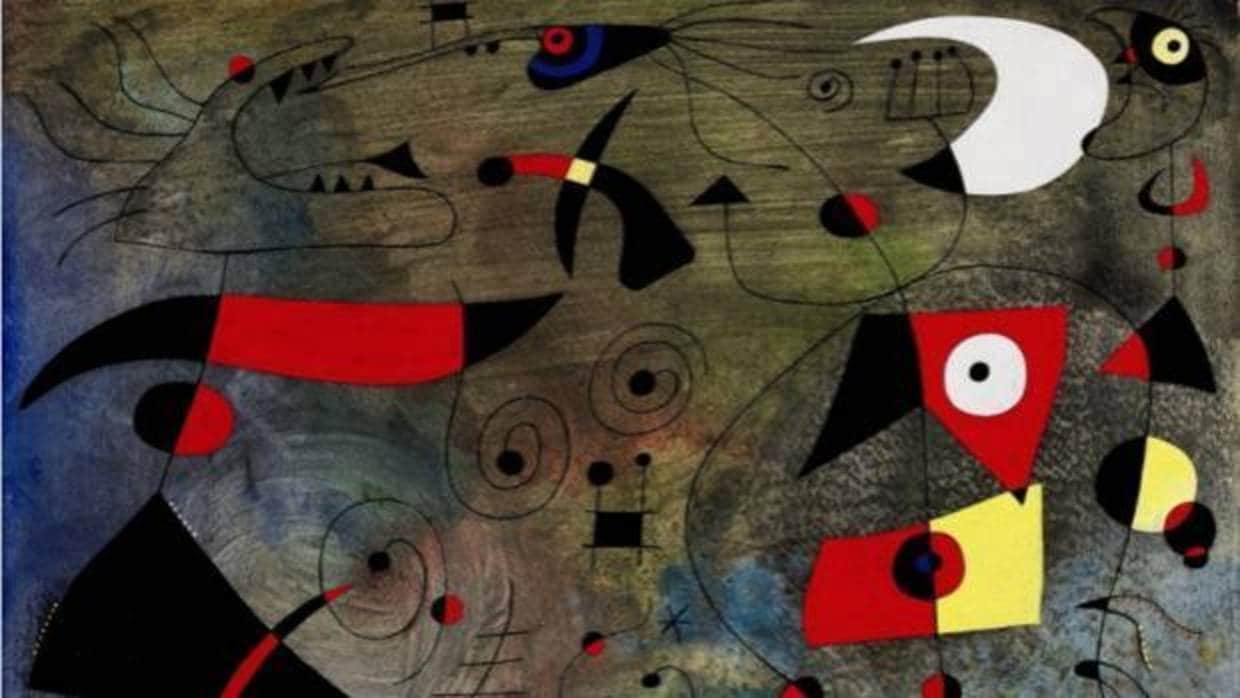 Imatge d'una obra de Miró