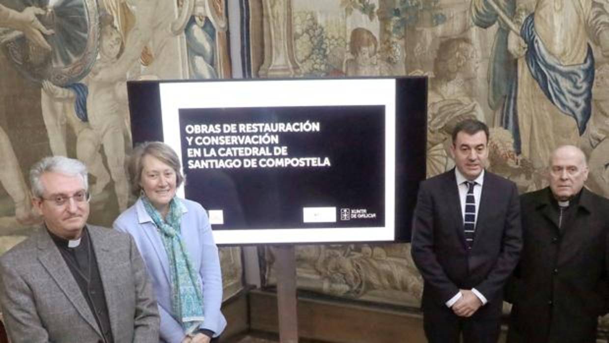 Acto de presentación de la hoja de ruta sobre la restauración de la Catedral de Santiago