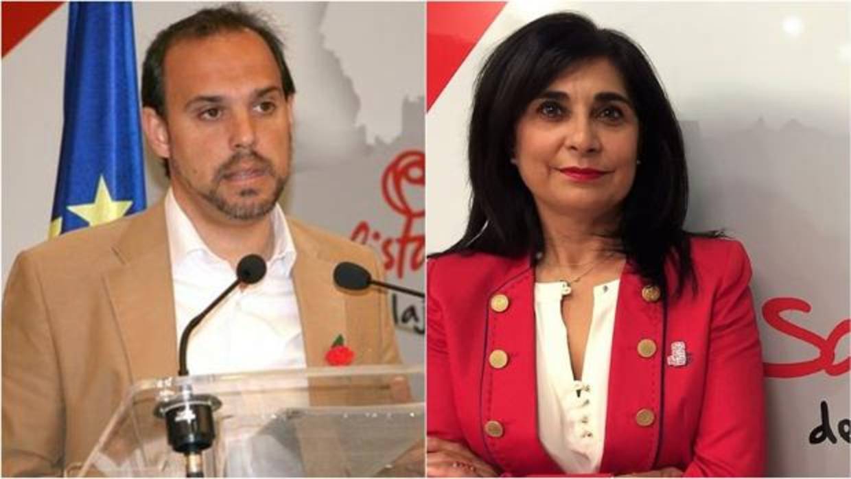 Pablo Bellido y Ana Fabián, los dos candidatos a la secretaría provincial del PSOE en Guadalajara
